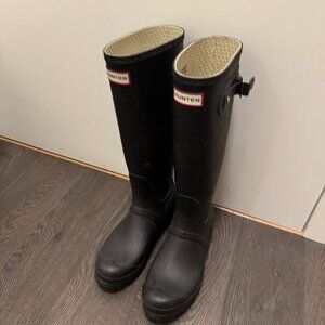 HUNTER WOMEN TALL BOOTS SIZE US WOMENS 7 PREOWNED
